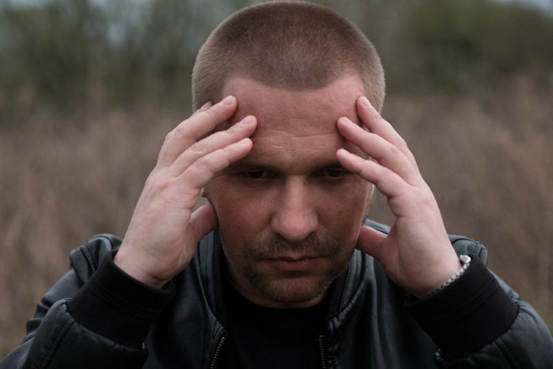 upset man disappointed with himself